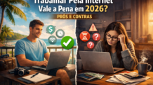 Trabalhar Pela Internet Vale a Pena em 2026? Prós e Contras